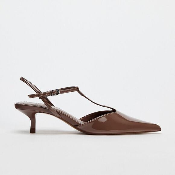 ZARA Heels with Front Strap NWT - Picture 16 of 16